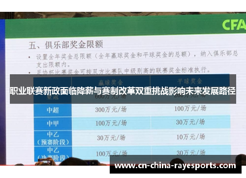 职业联赛新政面临降薪与赛制改革双重挑战影响未来发展路径 职业联赛新政面临降薪与赛制改革双重挑战影响未来发展路径